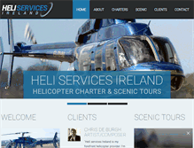 Tablet Screenshot of heliservicesireland.ie